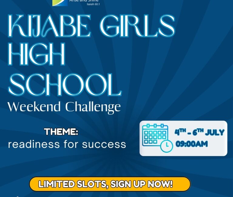 Kijabe Girls Highschool Weekend Challenge