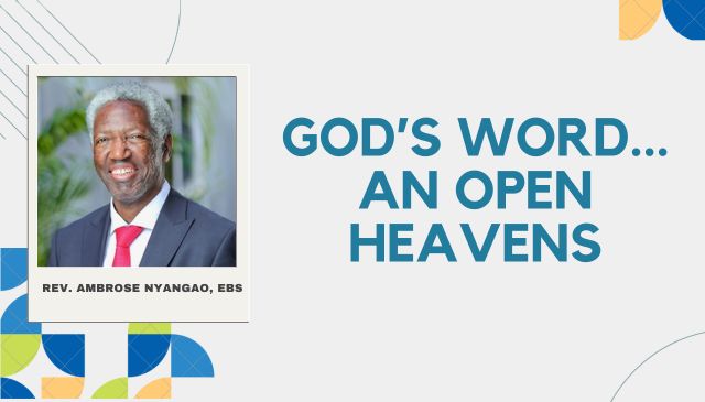 God’s Word… An Open Heavens